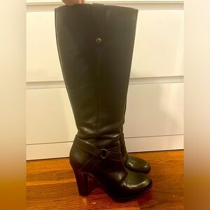 Corso Como Black Leather Tall Boot - Size 8 Women’s